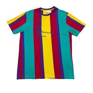 Vintage Karl Kani Stripe T Shirt Men's XL Hip Hop Rap Streetwear